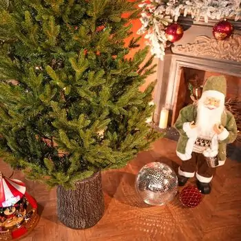 Enchanted Pine Christmas Tree PE+PVC 180 CM With Mixed Silicone Needle - ნაძვის ხე შერეული სილიკონის წიწვებით, 4 image