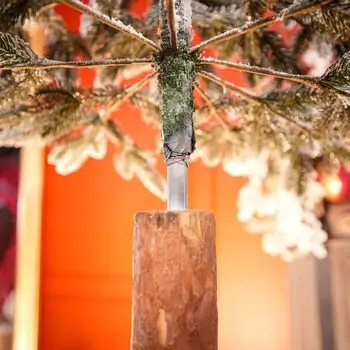 Premium Snow-Covered Christmas Tree PE 200 CM - ნაძვის ხე 100% სილიკონი, 12 image