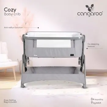 Cangaroo Baby Crib Cozy ახალშობილის საწოლი, 2 image