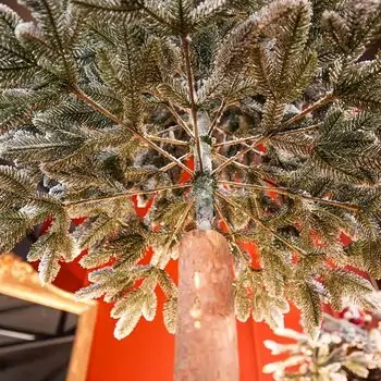 Premium Snow-Covered Christmas Tree PE 200 CM - ნაძვის ხე 100% სილიკონი, 11 image