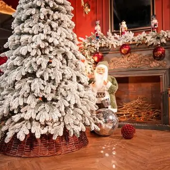 Winterella Snow-Covered Christmas Tree PE 180CM 100% Silicone - დათოვლილი ნაძვის ხე 100% სილიკონი, 5 image