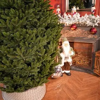 Lamelia Christmas Tree PE+PVC 240CM With Mixed Silicone Needle - ნაძვის ხე შერეული სილიკონის წიწვებით, 4 image