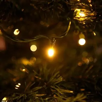 Pineora Christmas Tree  180 CM Mixed Silicone With Lights PE + PVC - ნაძვის ხე შერეული სილიკონი, განათებით, 14 image
