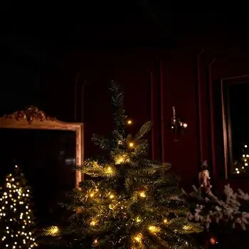 Pineora Christmas Tree  180 CM Mixed Silicone With Lights PE + PVC - ნაძვის ხე შერეული სილიკონი, განათებით, 5 image