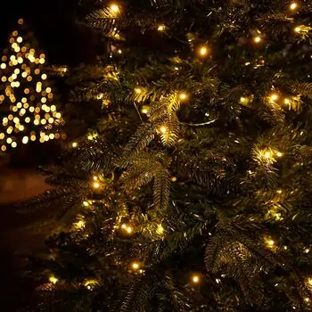 Pineora Christmas Tree  180 CM Mixed Silicone With Lights PE + PVC - ნაძვის ხე შერეული სილიკონი, განათებით, 9 image