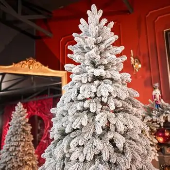 Winterella Snow-Covered Christmas Tree PE 180CM 100% Silicone - დათოვლილი ნაძვის ხე 100% სილიკონი, 11 image
