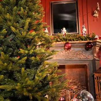 Nordgran Christmas Tree 210 CM Nordgran With Mixed Silicone Needle - ნაძვის ხე შერეული სილიკონის წიწვებით, 9 image