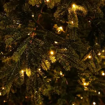 Snowdrop Christmas Tree 210 CM 100% Silicone With Lights - ნაძვის ხე 100 % სილიკონი, განათებით, 12 image