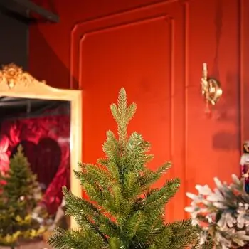 Northern Glow Christmas Tree 150 CM With Mixed Silicone Needle PE+PVC -  ნაძვის ხე შერეული სილიკონის წიწვებით, 3 image