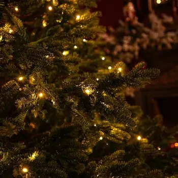 Snowdrop Christmas Tree 210 CM 100% Silicone With Lights - ნაძვის ხე 100 % სილიკონი, განათებით, 17 image