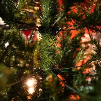 Christmas Whisper Tree PE+PVC 210 CM With Mixed Silicone Needle - ნაძვის ხე შერეული სილიკონის წიწვებით, 17 image