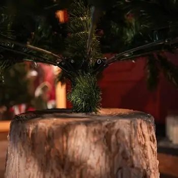 Snowcrest Christmas Tree 100% Silicone PE 210 CM With Stand - ნაძვის ხე სადგამით 100% სილიკონი, 11 image