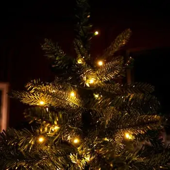 Pineora Christmas Tree  180 CM Mixed Silicone With Lights PE + PVC - ნაძვის ხე შერეული სილიკონი, განათებით, 12 image
