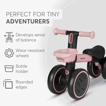 KikkaBoo Ride On Blinky Pink - ველოსიპედი, 6 image