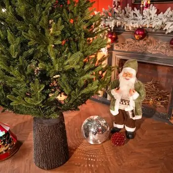 Christmas Whisper Tree PE+PVC 210 CM With Mixed Silicone Needle - ნაძვის ხე შერეული სილიკონის წიწვებით, 4 image