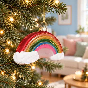 Rainbow Christmas Hanging Decoration - ნაძვის ხის სათამაშო, 2 image