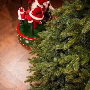 Aurepine Grand Wide Christmas Tree PE 220 CM 100 % Silicone Needle  - ნაძვის ხე 100% სილიკონი, 8 image