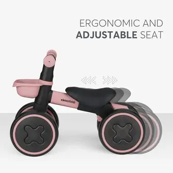 KikkaBoo Ride On Blinky Pink - ველოსიპედი, 5 image