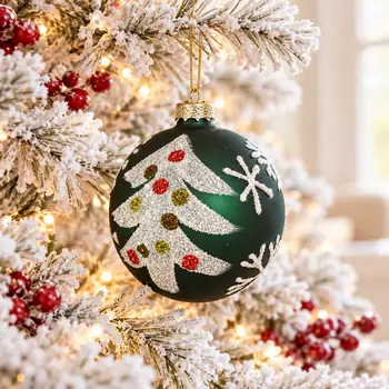 Funny Christmas Tree Green Hanging Decoration - ნაძვის ხის სათამაშო
