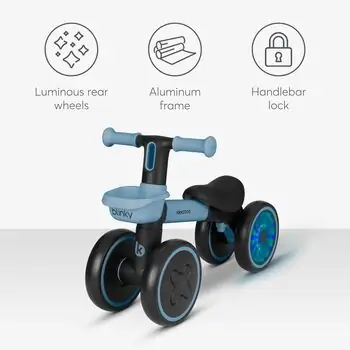 KikkaBoo Ride On Blinky Blue - ველოსიპედი, 7 image