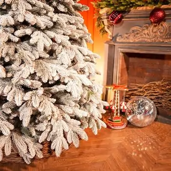 Ukrainіan Frost Snow-Covered Christmas Tree 230 CM 100 % Silicone Needle - ნაძვის ხე 100% სილიკონი, 4 image