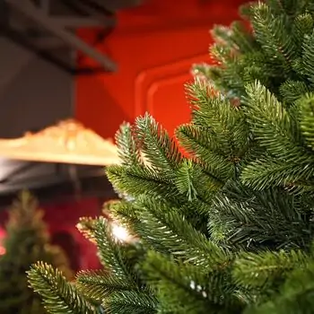 Lamelia Christmas Tree PE+PVC 220CM With Mixed Silicone Needle - ნაძვის ხე შერეული სილიკონის წიწვებით, 10 image