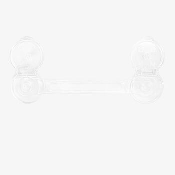 KikkaBoo Multi-purpose lock Transparent 2 pcs - კარადის ჩამკეტი, 2 image