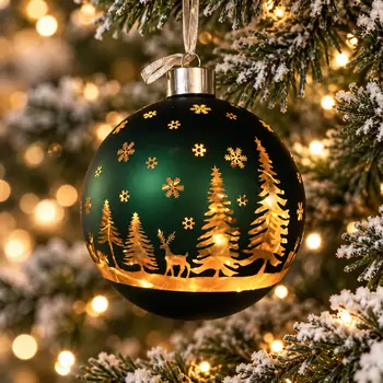 Golden Forest Hanging Decoration - ნაძვის ხის სათამაშო, 2 image