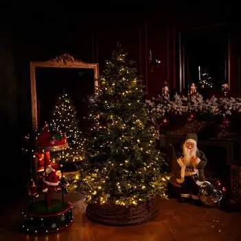 Elowyn Christmas Tree 100% Silicone With Lights 180 CM - ნაძვის ხე 100 % სილიკონი, განათებით, 4 image