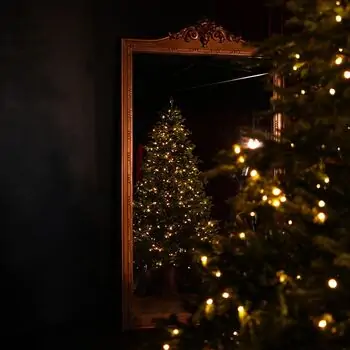 Snowdrop Christmas Tree 210 CM 100% Silicone With Lights - ნაძვის ხე 100 % სილიკონი, განათებით, 5 image