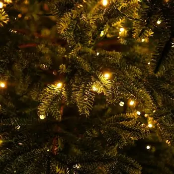 Snowdrop Christmas Tree 210 CM 100% Silicone With Lights - ნაძვის ხე 100 % სილიკონი, განათებით, 13 image