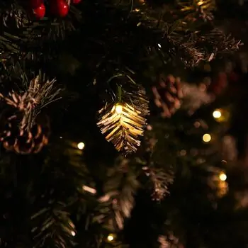 Frosted Haven Christmas Tree  210 CM With Light, Snow-Covered Branches, Pine Cones And Berries - ნაძვის ხე განათებით დათოვლილი ბოლოებით, გირჩით და კენკრით, 17 image