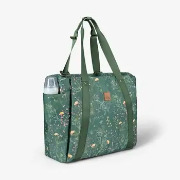 KikkaBoo Mama bag Florence Secret Garden Green დედის ჩანთა, 4 image