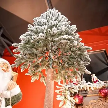 Premium Snow-Covered Christmas Tree PE 200 CM - ნაძვის ხე 100% სილიკონი, 9 image