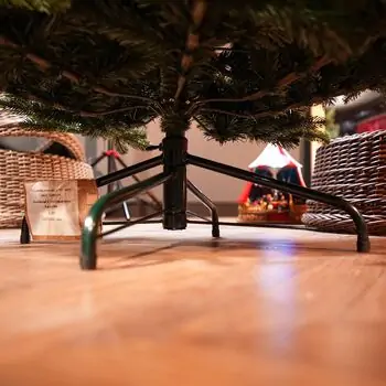 Lamelia Christmas Tree PE+PVC 220CM With Mixed Silicone Needle - ნაძვის ხე შერეული სილიკონის წიწვებით, 12 image