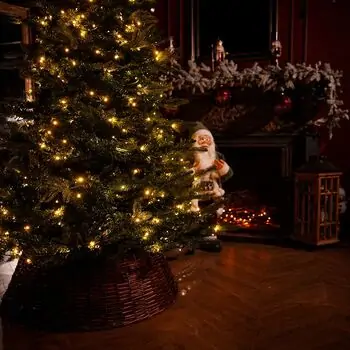 Pineora Christmas Tree  180 CM Mixed Silicone With Lights PE + PVC - ნაძვის ხე შერეული სილიკონი, განათებით, 7 image