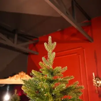 Enchanted Pine Christmas Tree PE+PVC 180 CM With Mixed Silicone Needle - ნაძვის ხე შერეული სილიკონის წიწვებით, 3 image