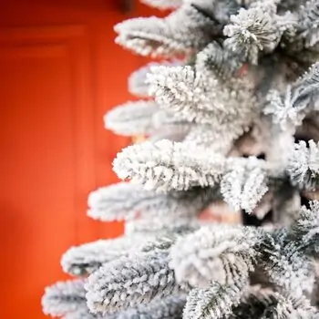 Premium Snow-Covered Christmas Tree PE 200 CM - ნაძვის ხე 100% სილიკონი, 8 image