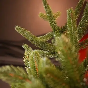 Lamelia Christmas Tree PE+PVC 220CM With Mixed Silicone Needle - ნაძვის ხე შერეული სილიკონის წიწვებით, 8 image