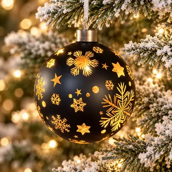 Midnight Snowflakes Hanging Decoration - ნაძვის ხის სათამაშო