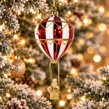 Santa’s Sky Ride Hanging Decoration - ნაძვის ხის სათამაშო, 2 image