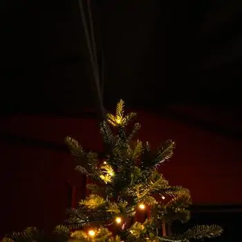 Snowdrop Christmas Tree 210 CM 100% Silicone With Lights - ნაძვის ხე 100 % სილიკონი, განათებით, 16 image
