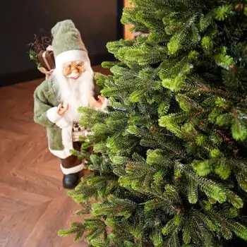 Carpathian Christmas Tree Light Green Tips 230CM PVC + PE  ნაძვის ხე შერეული სილიკონის წიწვებით, 7 image