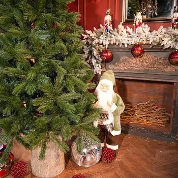 Snowcrest Christmas Tree 100% Silicone PE 210 CM With Stand - ნაძვის ხე სადგამით 100% სილიკონი, 5 image