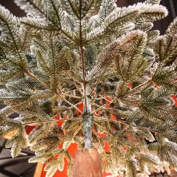 Premium Snow-Covered Christmas Tree PE 200 CM - ნაძვის ხე 100% სილიკონი, 14 image