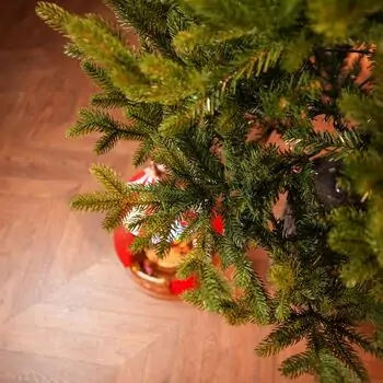 Enchanted Pine Christmas Tree PE+PVC 180 CM With Mixed Silicone Needle - ნაძვის ხე შერეული სილიკონის წიწვებით, 9 image
