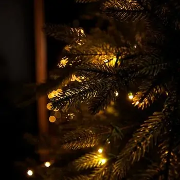 Winterlyn Christmas Tree 100% Silicone Needle With Lights PE 210 CM - ნაძვის ხე 100% სილიკონის წიწვებით და განათებით, 10 image