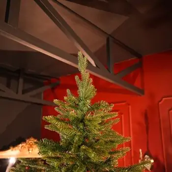 December Dream Christmas Tree PE+PVC 210 CM With Mixed Silicone Needle - ნაძვის ხე შერეული სილიკონის წიწვებით, 13 image