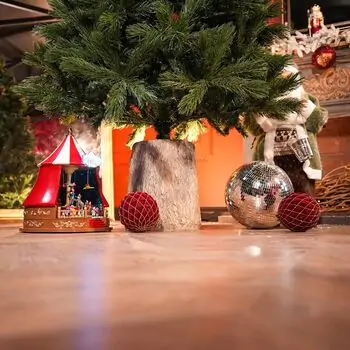Frostberry Christmas Tree PE 100% Silicone 240 CM With Stand - ნაძვის ხე სადგამით 100% სილიკონი, 5 image