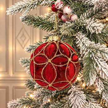 Half Velvet Hanging Decoration - ნაძვის ხის სათამაშო